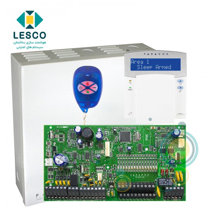 کنترل پنل SP7000 + کی پد K32LX + جعبه فلزی + REM1